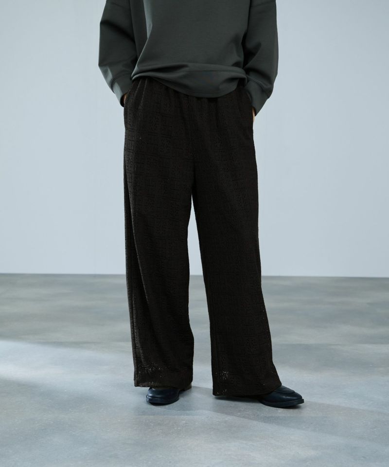 milli de l'air  パッチワーク調レーシーパンツ レディース商品画像-1