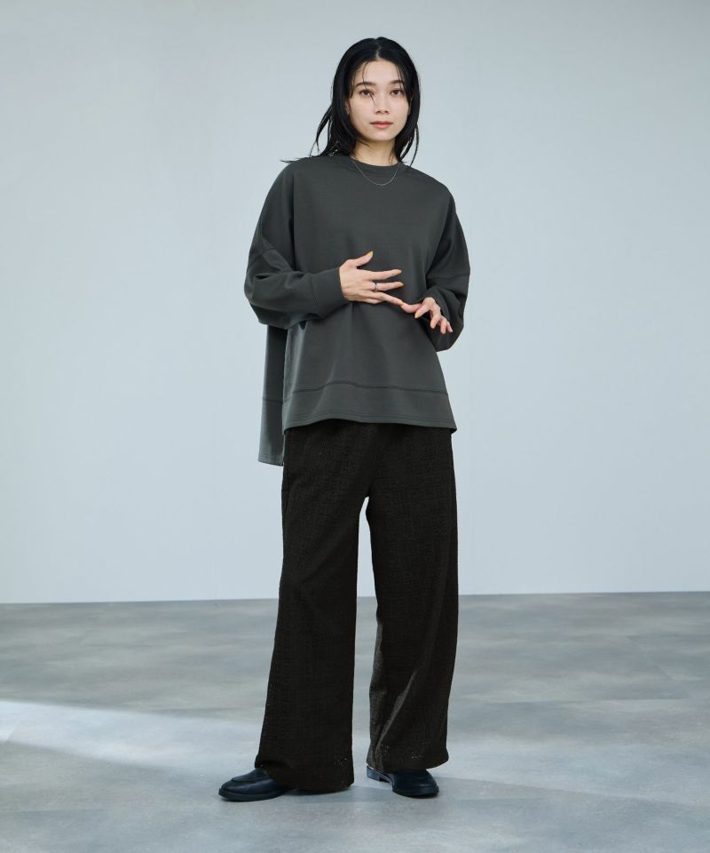 milli de l'air  パッチワーク調レーシーパンツ レディース商品画像-4