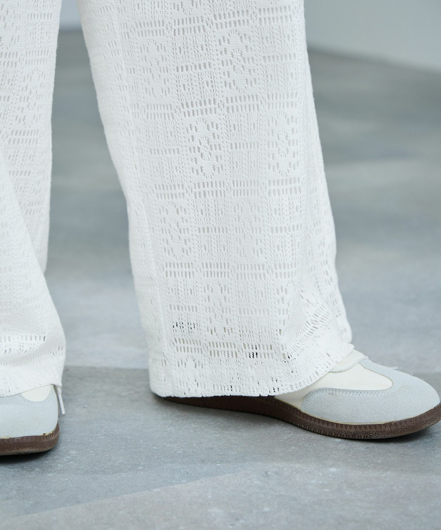 milli de l'air  パッチワーク調レーシーパンツ レディース商品画像-7