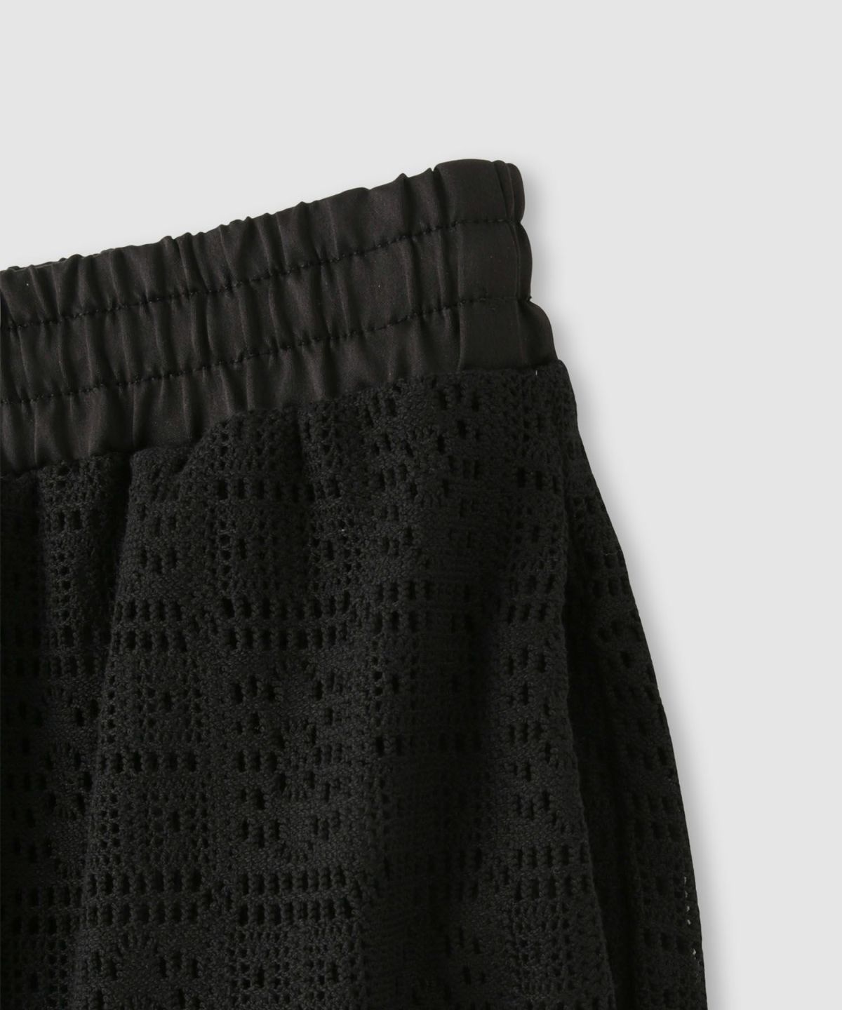 milli de l'air パッチワーク調レーシーパンツ レディース