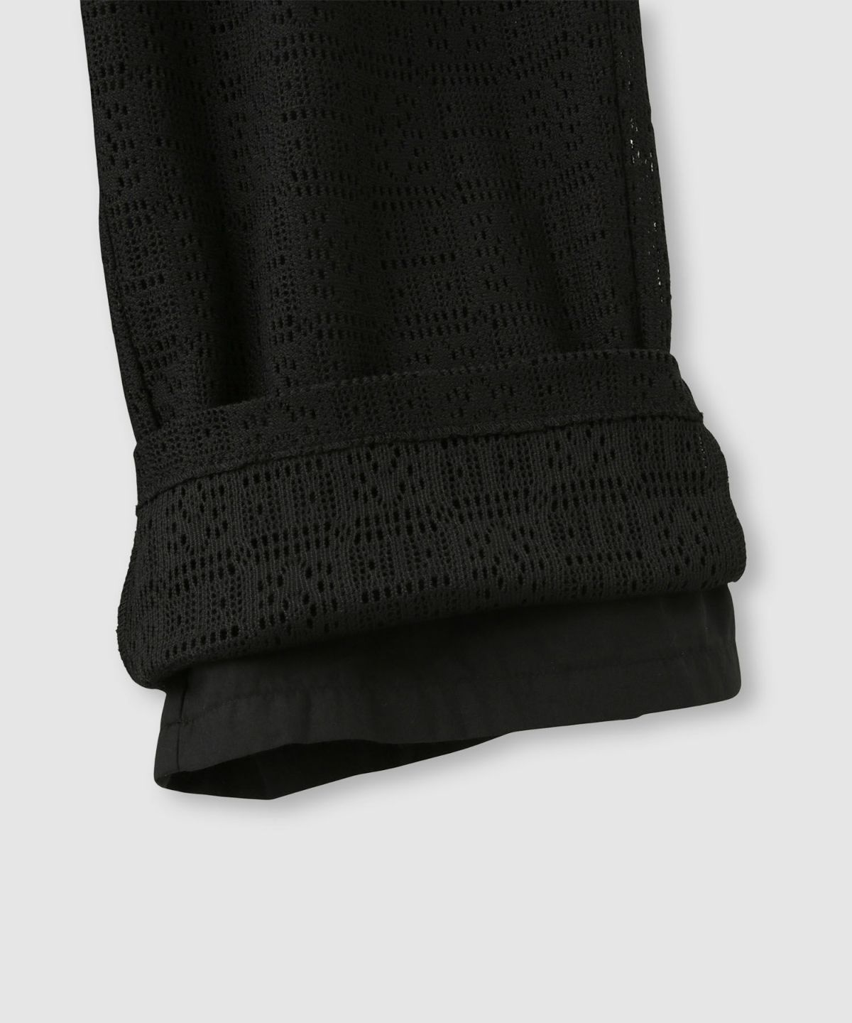 milli de l'air パッチワーク調レーシーパンツ レディース