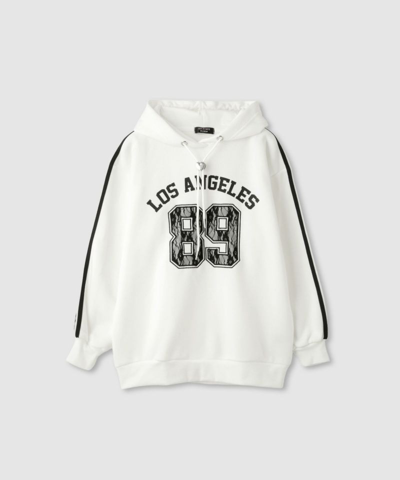 RICH MIX  レースアップリケパーカー キッズ商品画像-1