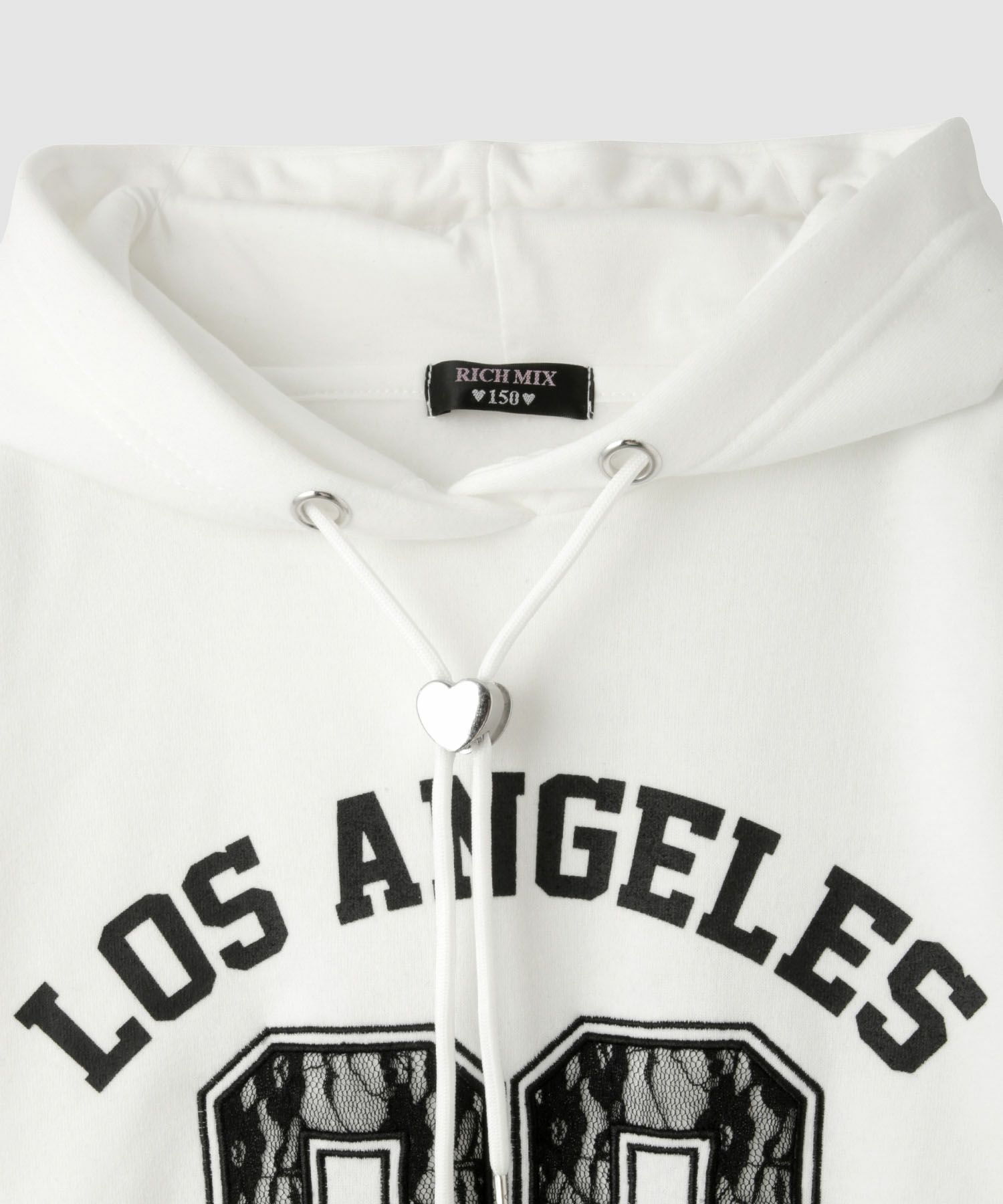 RICH MIX  レースアップリケパーカー キッズ商品画像-3