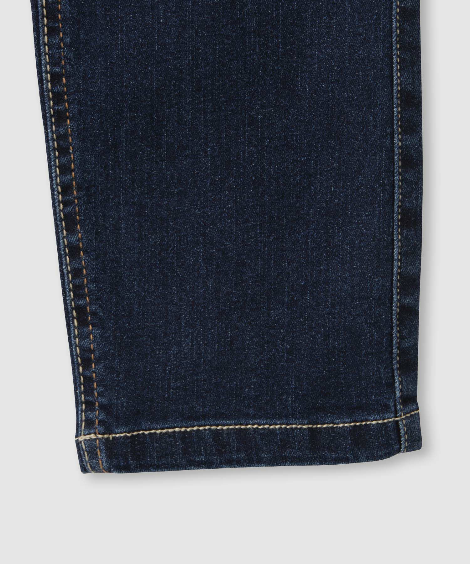 NAVY  のびるモン ストレッチデニムストレートパンツ ウエストリブパンツ キッズ商品サムネイル-7