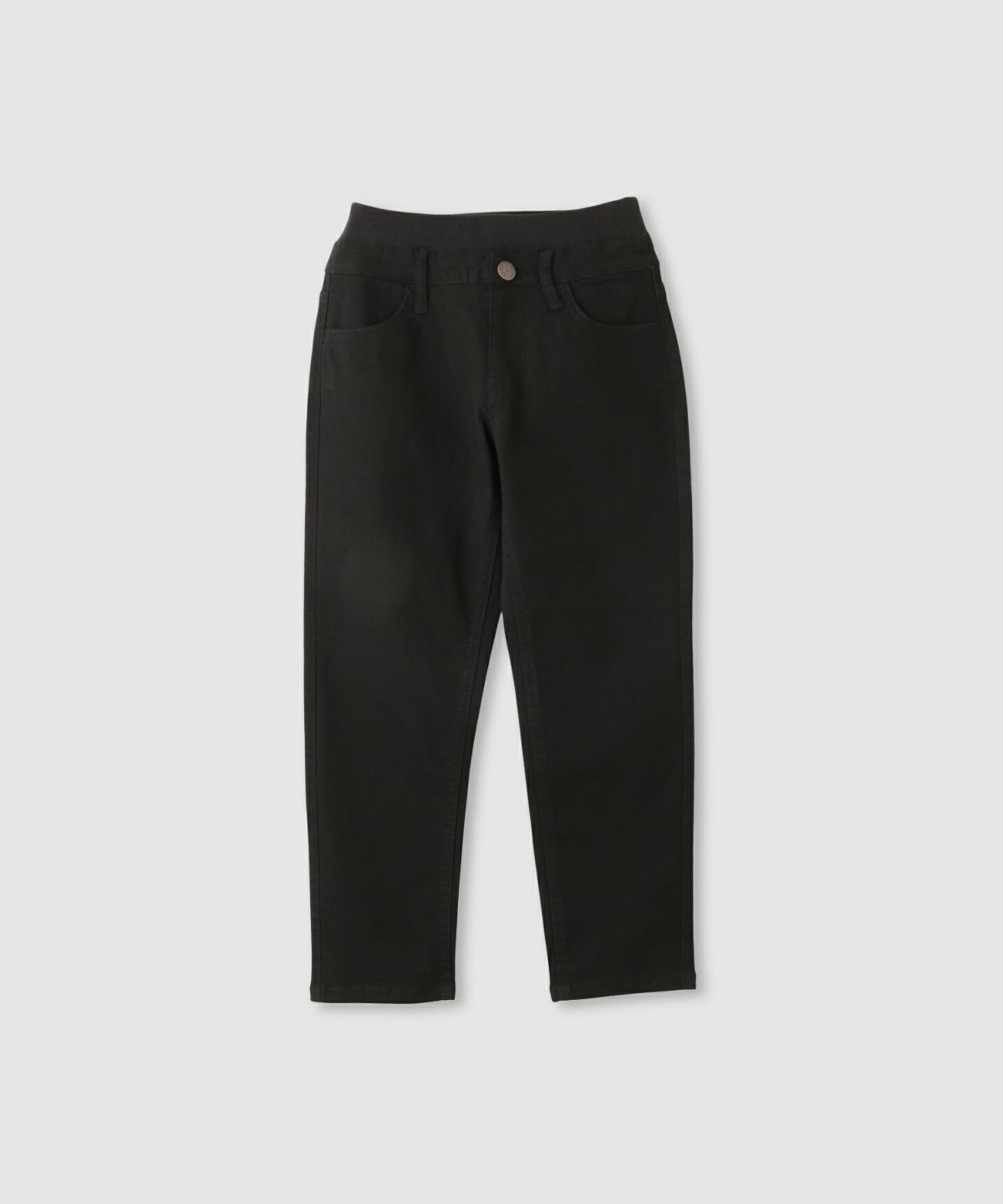 NAVY のびるモン ストレッチツイルストレートパンツ ウエストリブパンツ キッズ