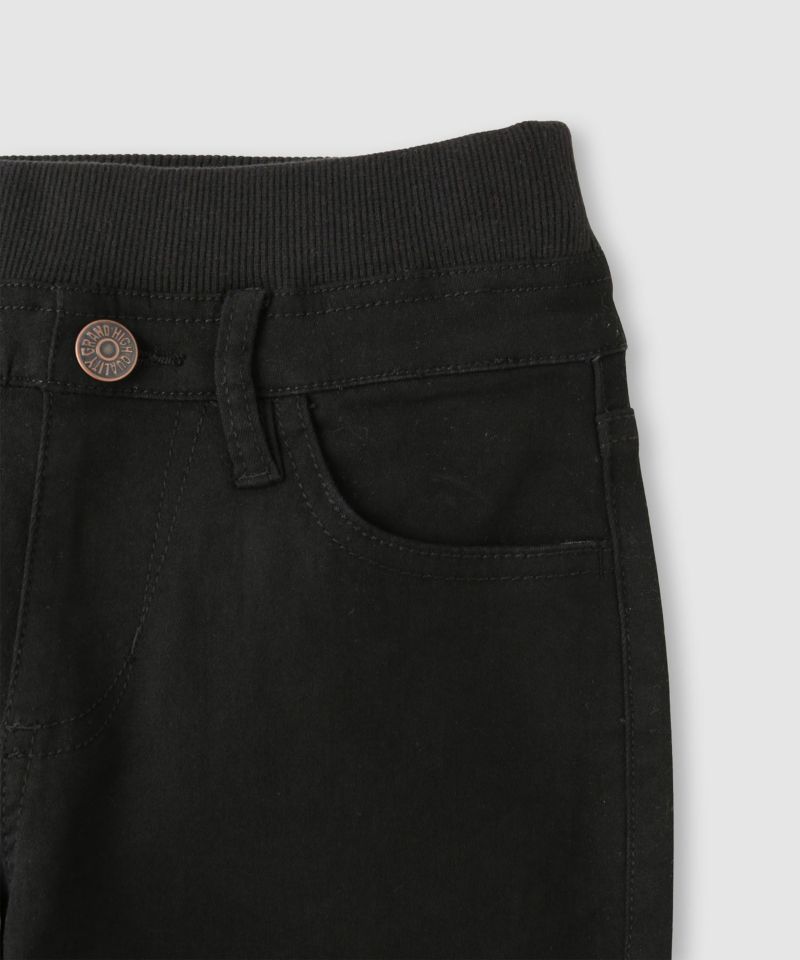 NAVY  のびるモン ストレッチツイルストレートパンツ ウエストリブパンツ キッズ商品画像-6