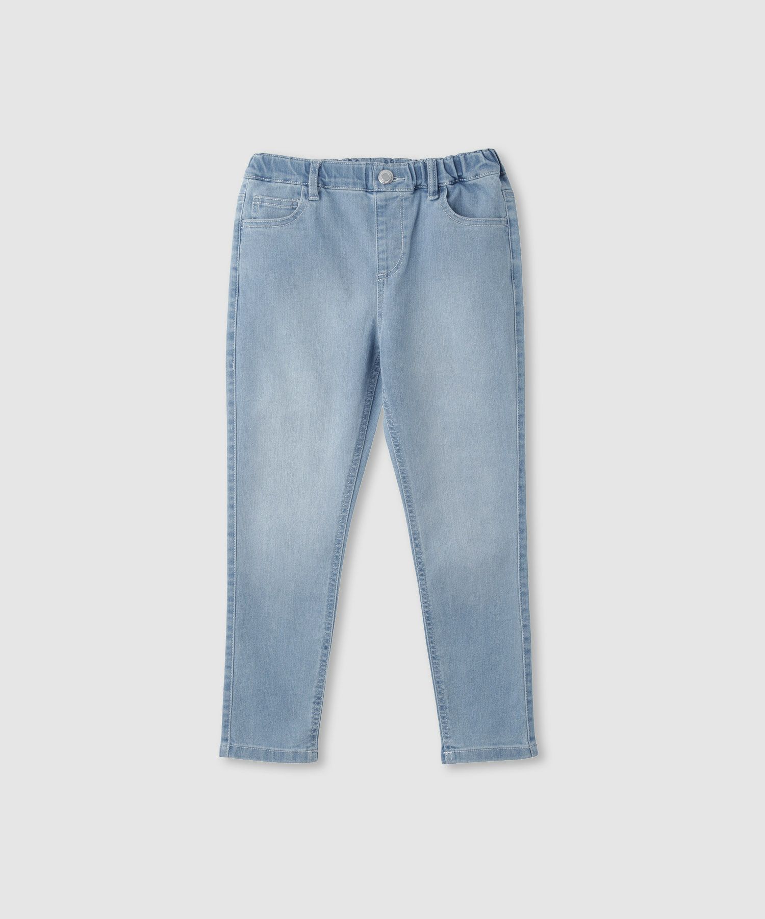 NAVY のびるモン ストレッチデニムスキニーパンツ ウエストシャーリングパンツ キッズ