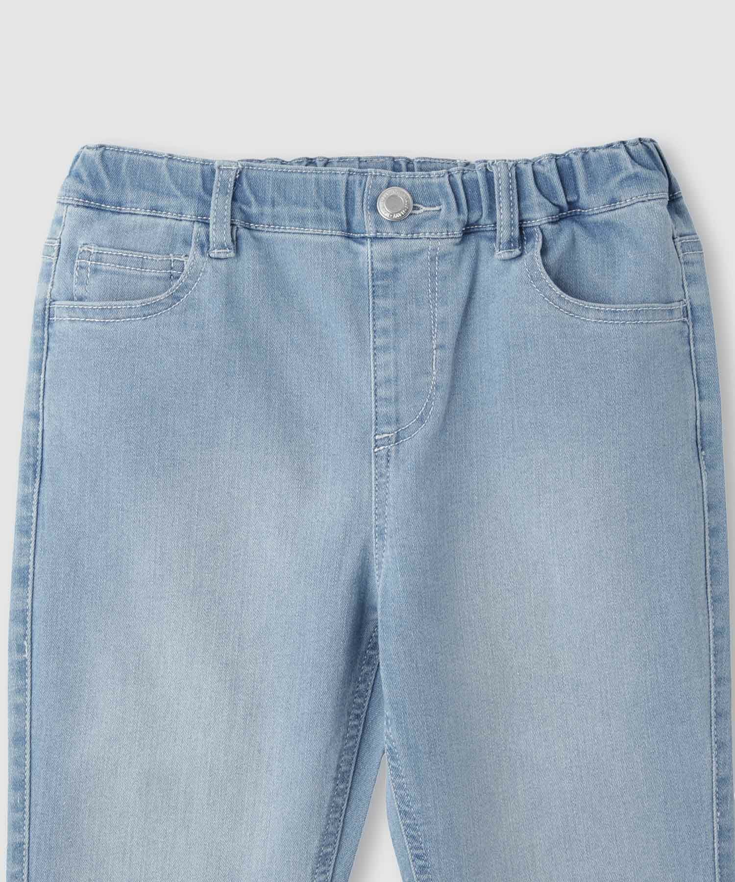 NAVY のびるモン ストレッチデニムスキニーパンツ ウエストシャーリングパンツ キッズ