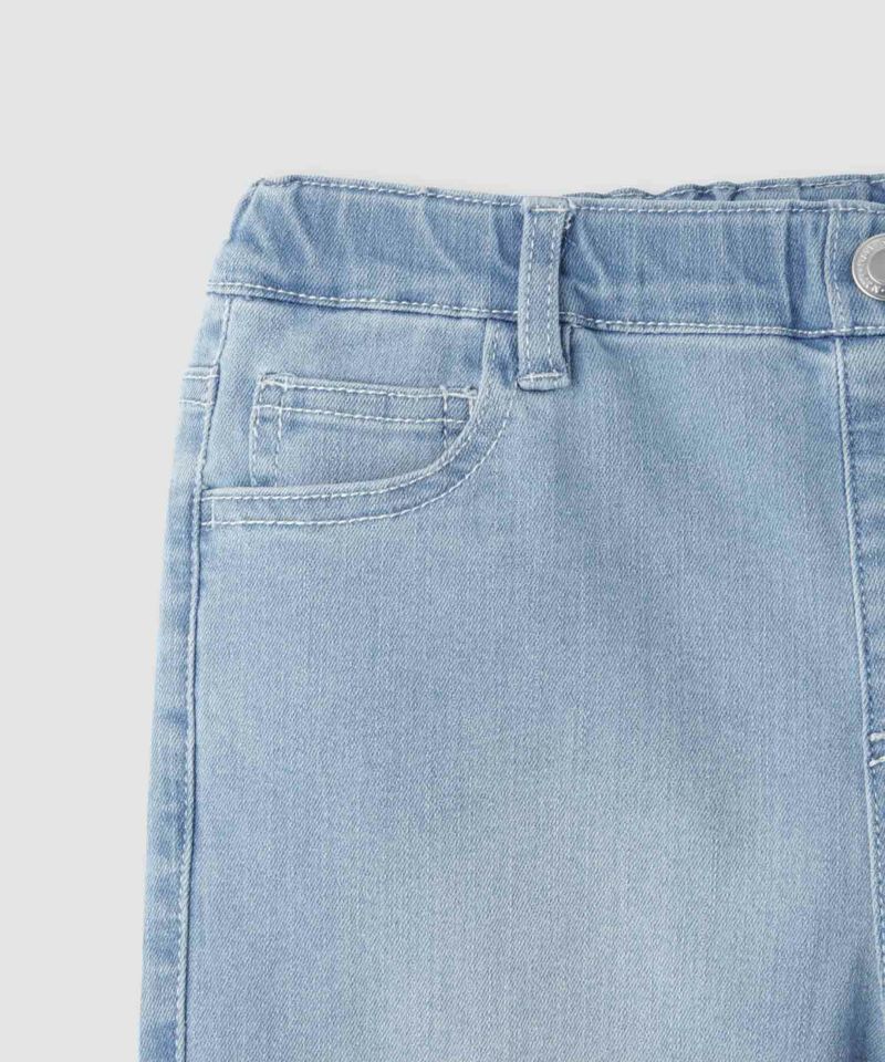 NAVY  のびるモン ストレッチデニムスキニーパンツ ウエストシャーリングパンツ キッズ商品画像-6