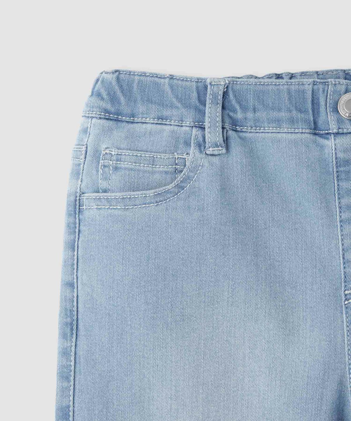 NAVY のびるモン ストレッチデニムスキニーパンツ ウエストシャーリングパンツ キッズ