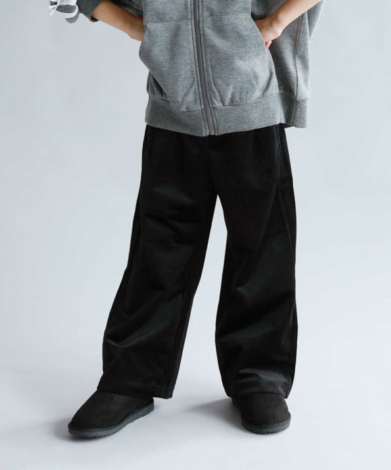 [値下げ]NAVY  ベロアコールワイドパンツ キッズ商品画像-3