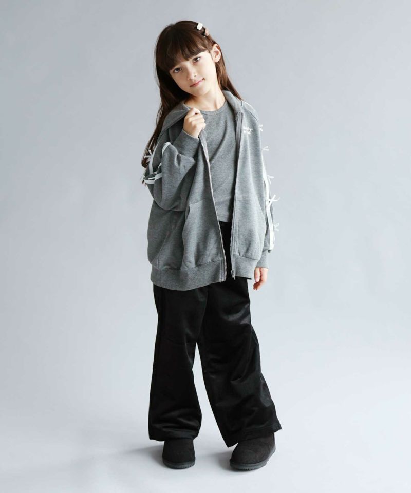 NAVY  ベロアコールワイドパンツ キッズ商品画像-6