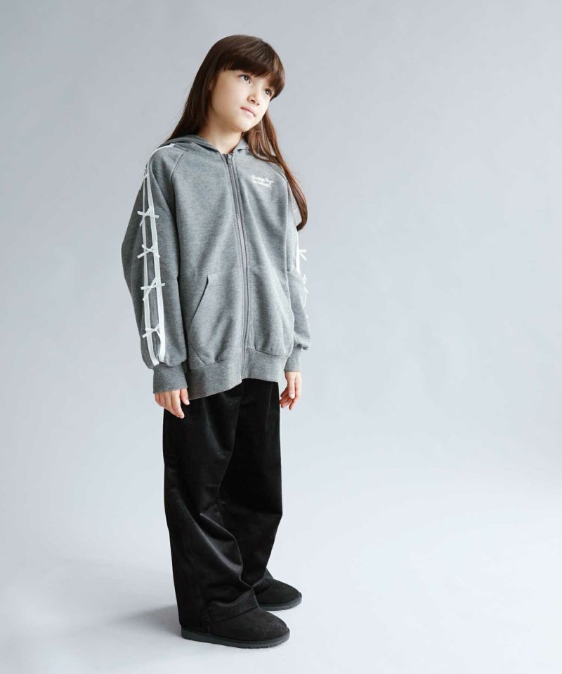 NAVY  ベロアコールワイドパンツ キッズ商品画像-9