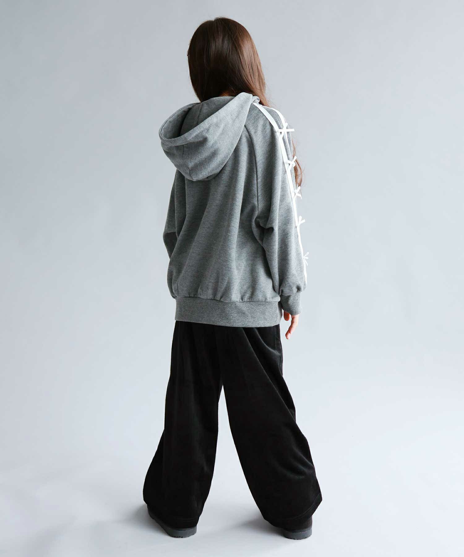 NAVY ベロアコールワイドパンツ キッズ