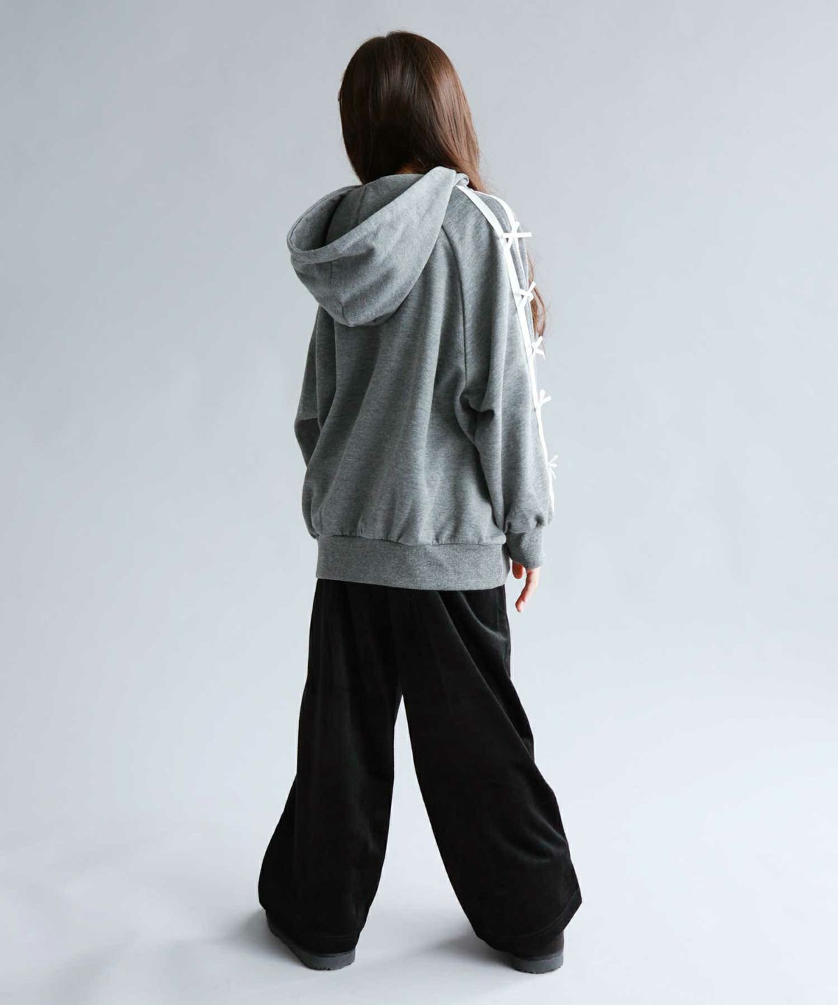 NAVY ベロアコールワイドパンツ キッズ