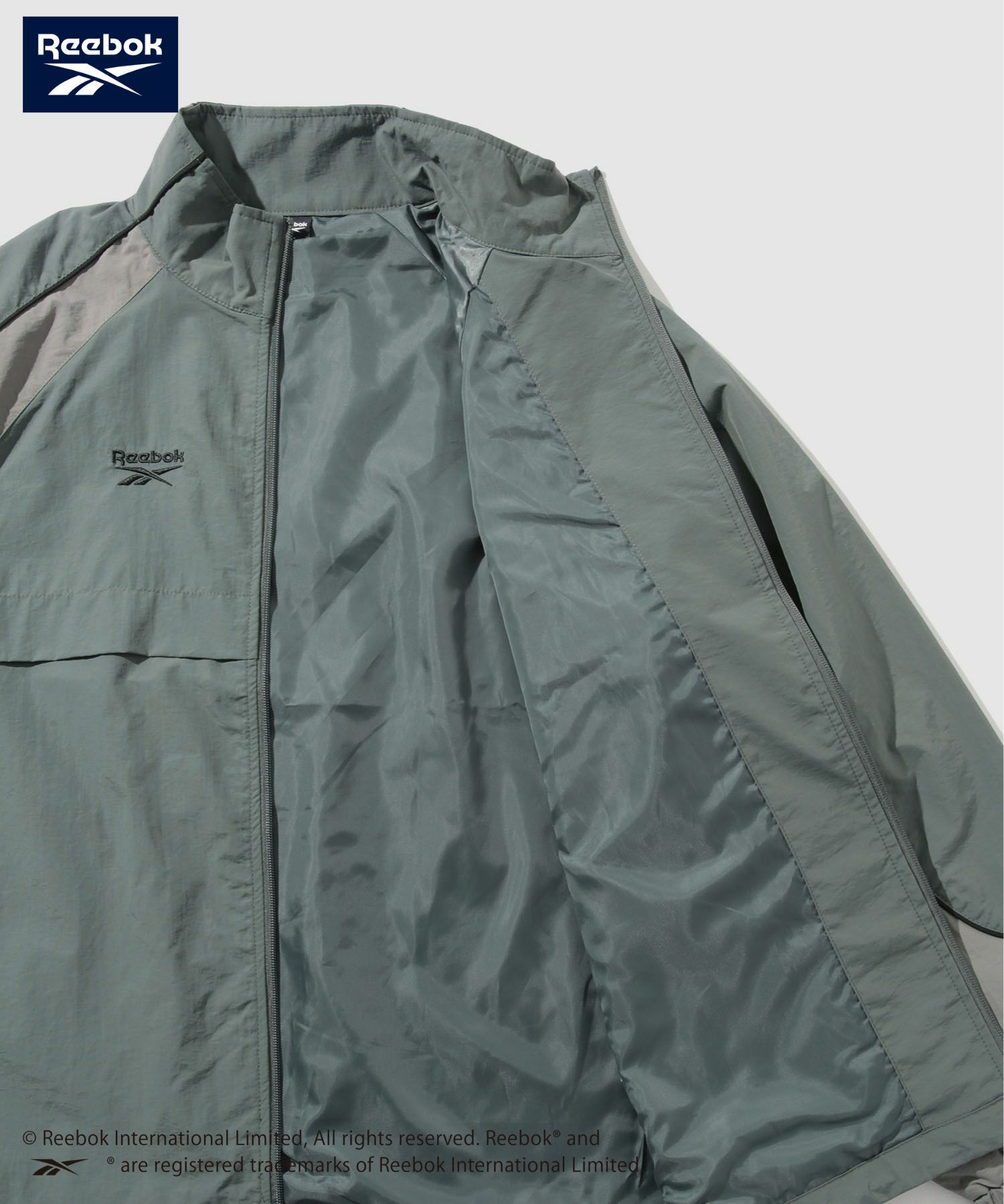 【WEB限定】Reebok  エンブレムナイロンジャケット メンズ商品サムネイル-8