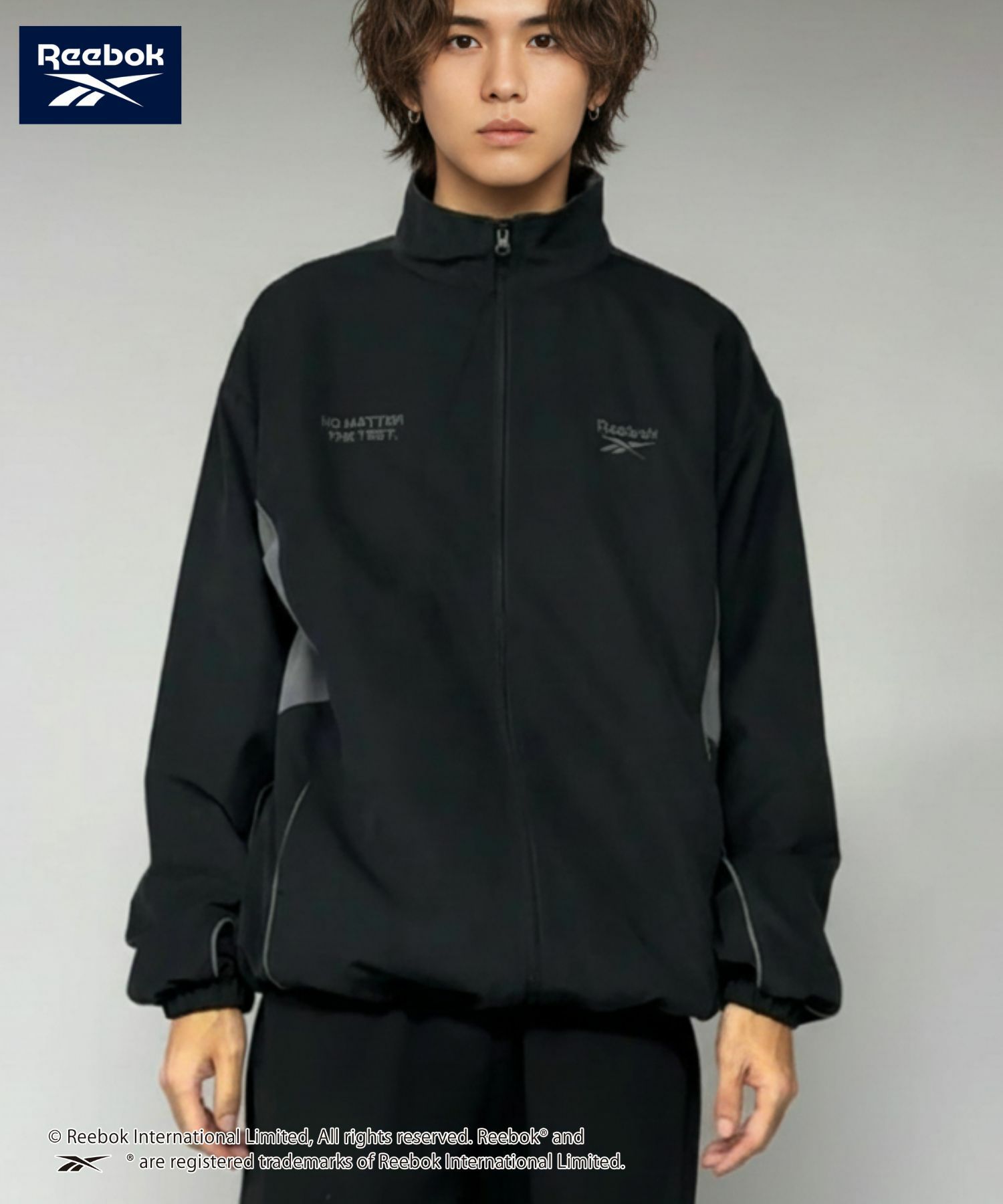 【WEB限定】Reebok コントラストパイピングジャケット メンズ商品サムネイル-1