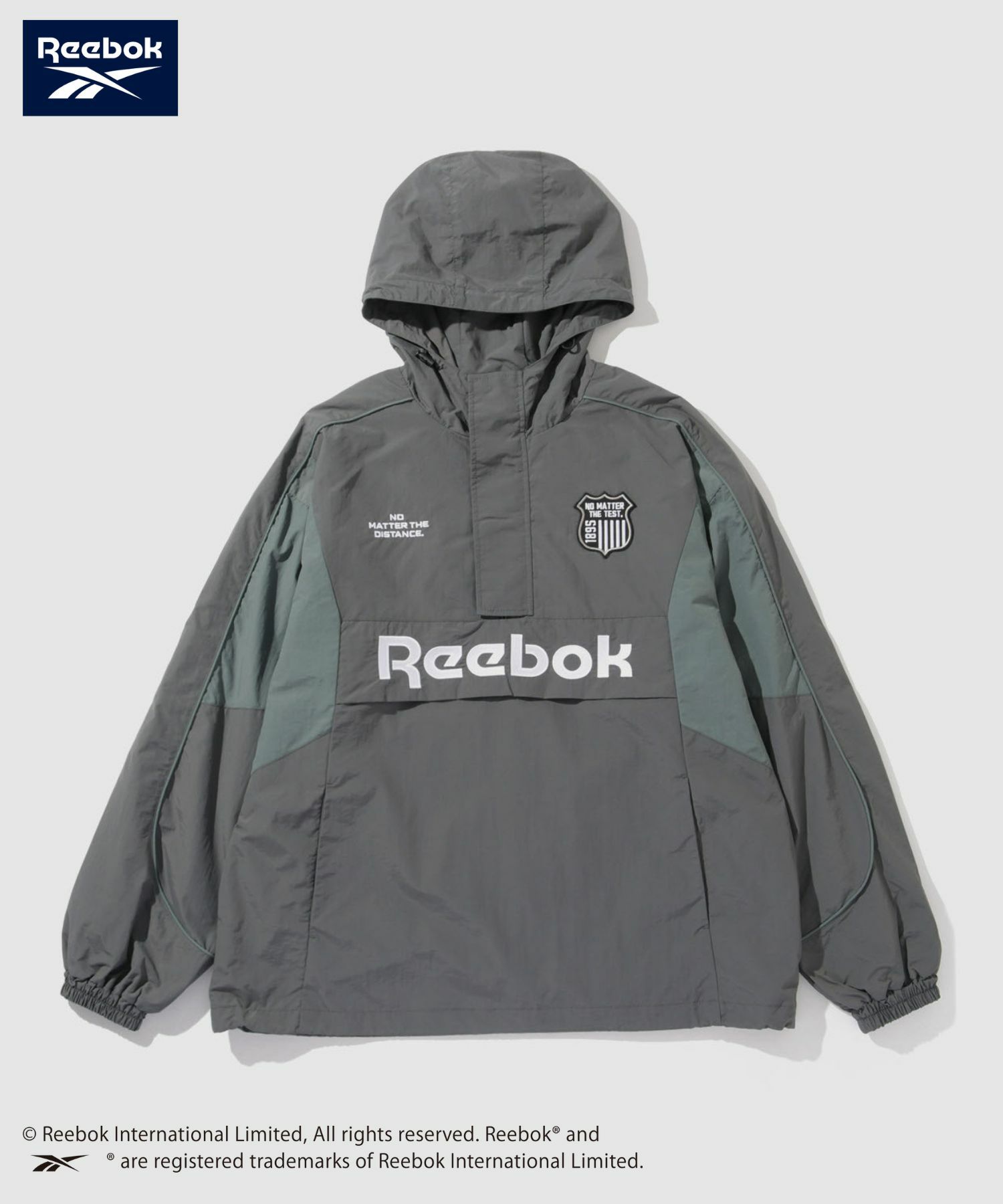 【WEB限定】Reebok  エンブレムナイロンアノラックジャケット メンズ商品画像-3