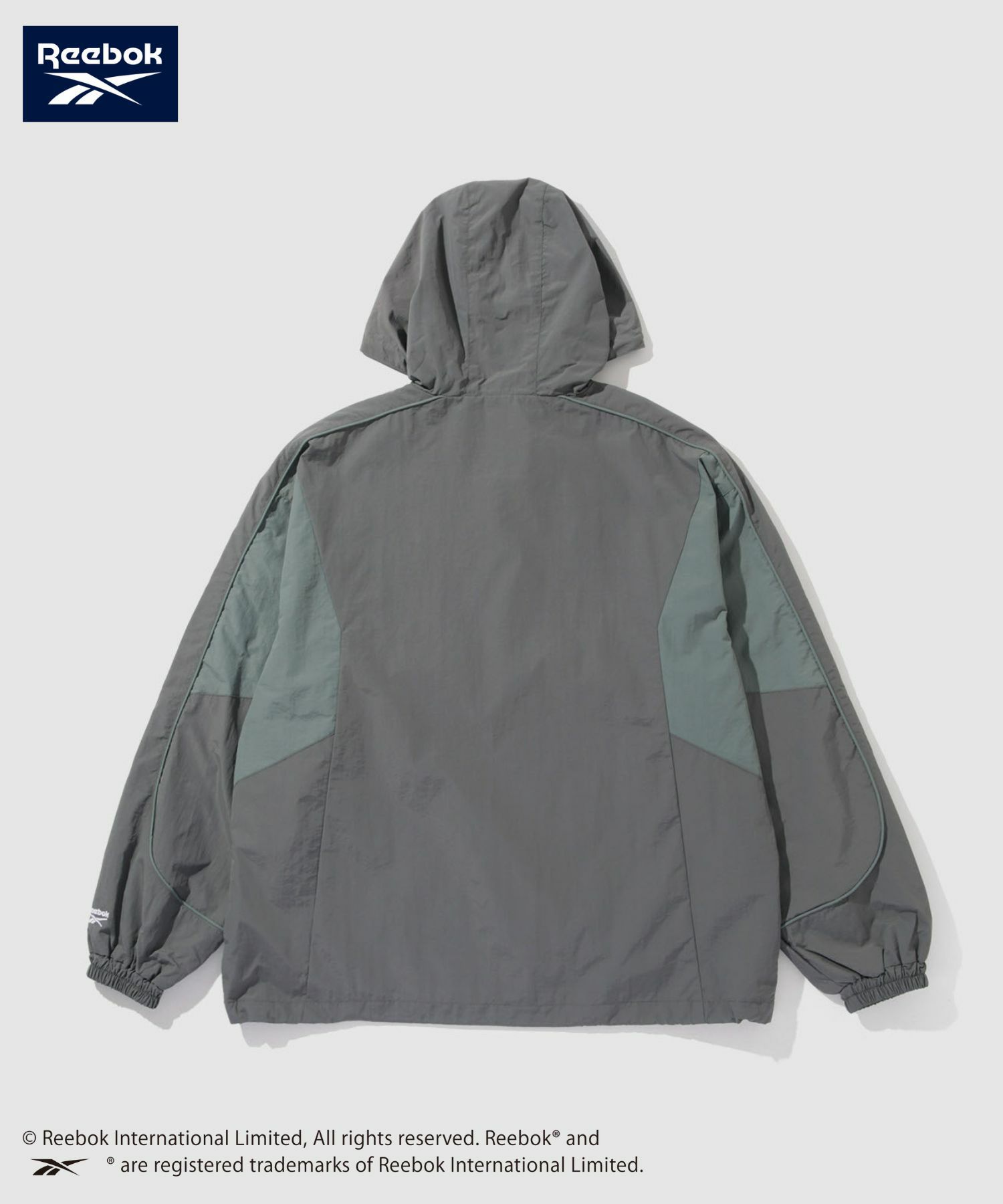 【WEB限定】Reebok  エンブレムナイロンアノラックジャケット メンズ商品画像-5