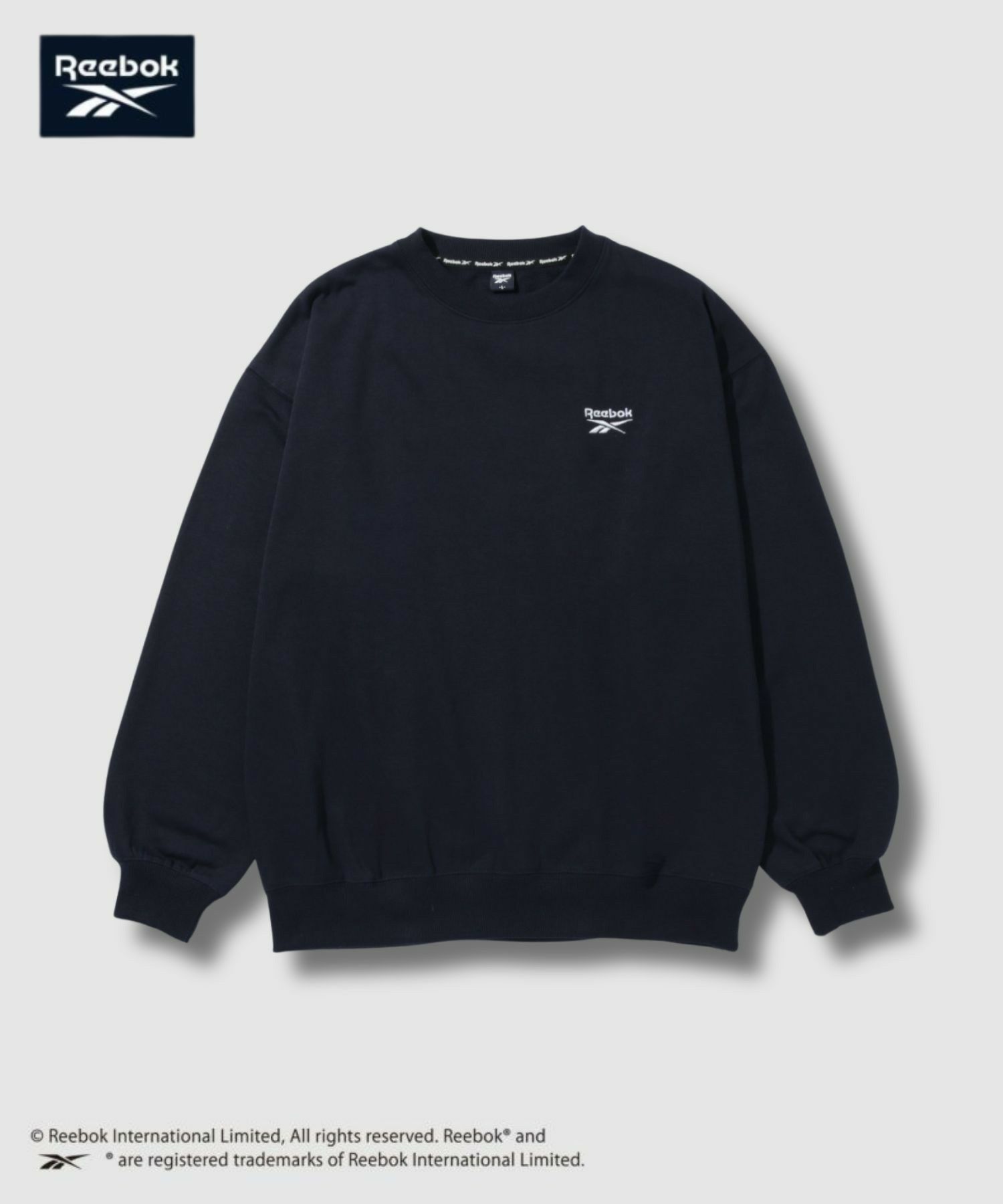 [期間限定価格]【WEB限定】Reebok  オーバーサイズワンポイント刺繍プルオーバー メンズ商品画像-4