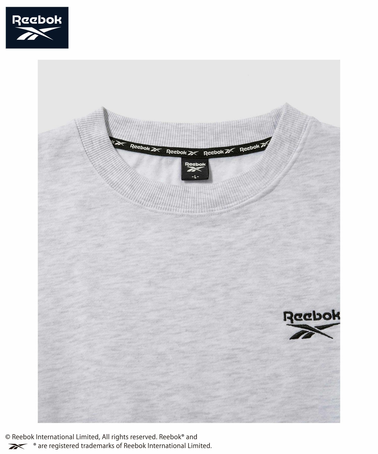 【WEB限定】Reebok  オーバーサイズワンポイント刺繍プルオーバー メンズ商品サムネイル-6