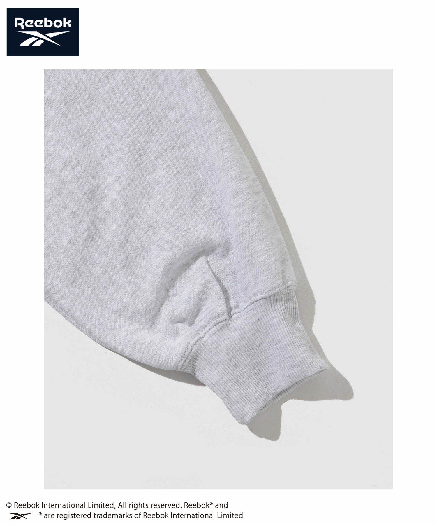 【WEB限定】Reebok  オーバーサイズワンポイント刺繍プルオーバー メンズ商品サムネイル-7