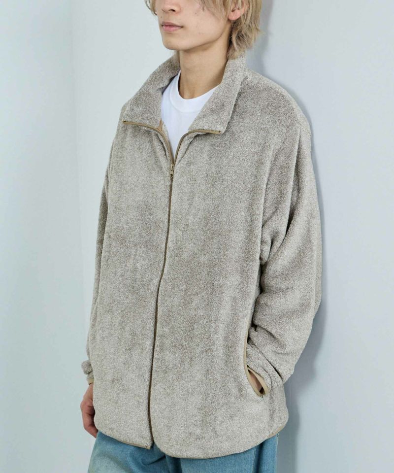 [値下げ]NAVY  シャギーフリース ジップジャケット メンズ商品画像-4