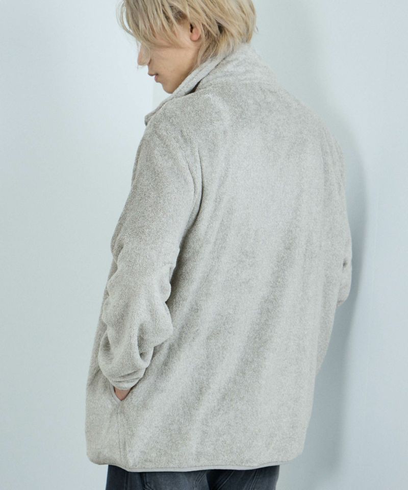 NAVY シャギーフリース ジップジャケット メンズ商品画像-5