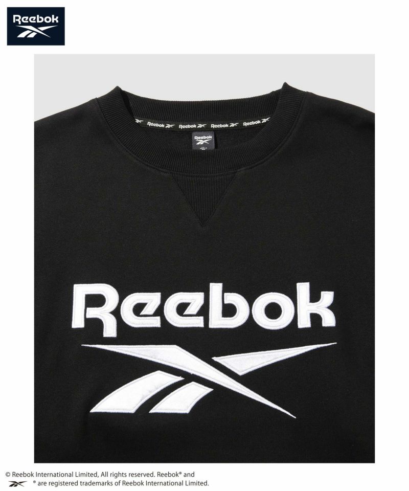 Reebok  ワッペンロゴスウエット メンズ商品画像-5