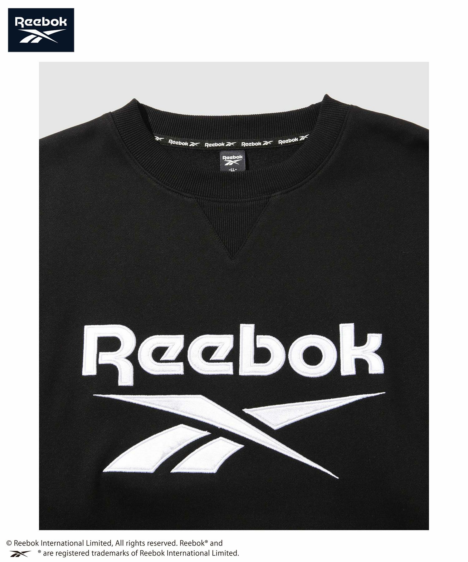 Reebok ワッペンロゴスウエット メンズ商品画像-5