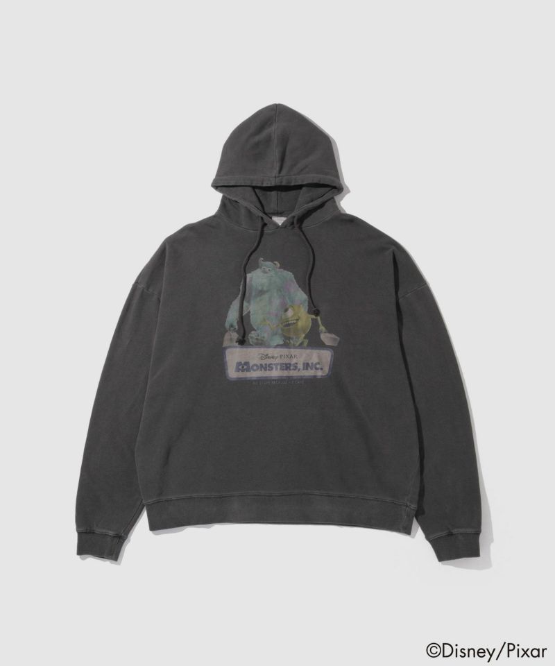 PIXAR ディズニー / ピクサー 『モンスターズ・インク』 ピグメントパーカー メンズ商品画像-1