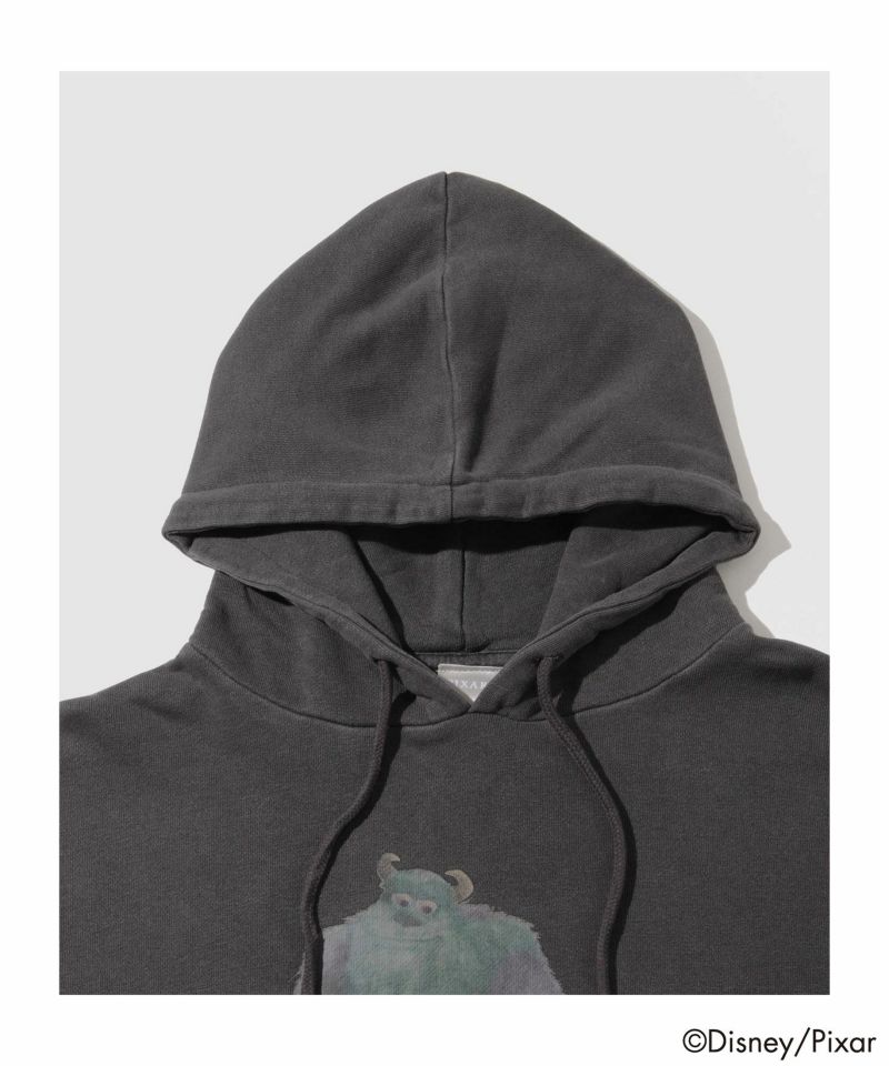PIXAR ディズニー / ピクサー 『モンスターズ・インク』 ピグメントパーカー メンズ商品画像-3