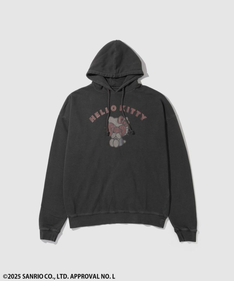 サンリオキャラクターズ ハローキティ ピグメントパーカー メンズ商品画像-1