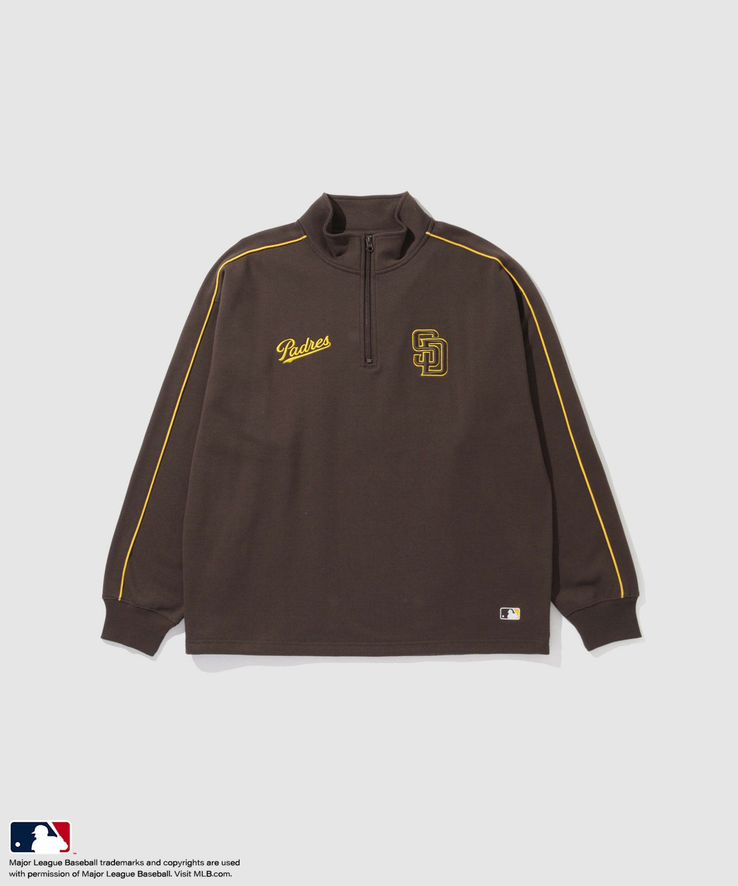 MLB  パイピングハーフジップアップ メンズ商品画像-3