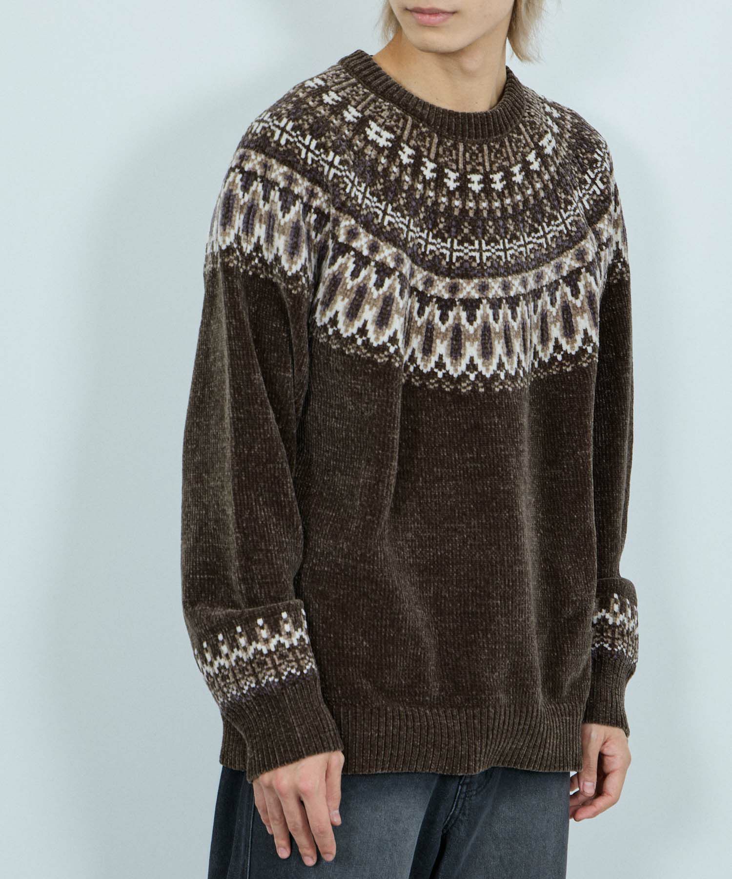 [さらに50%OFF]NAVY  トロリ求心モールニットプルオーバー メンズ商品サムネイル-4