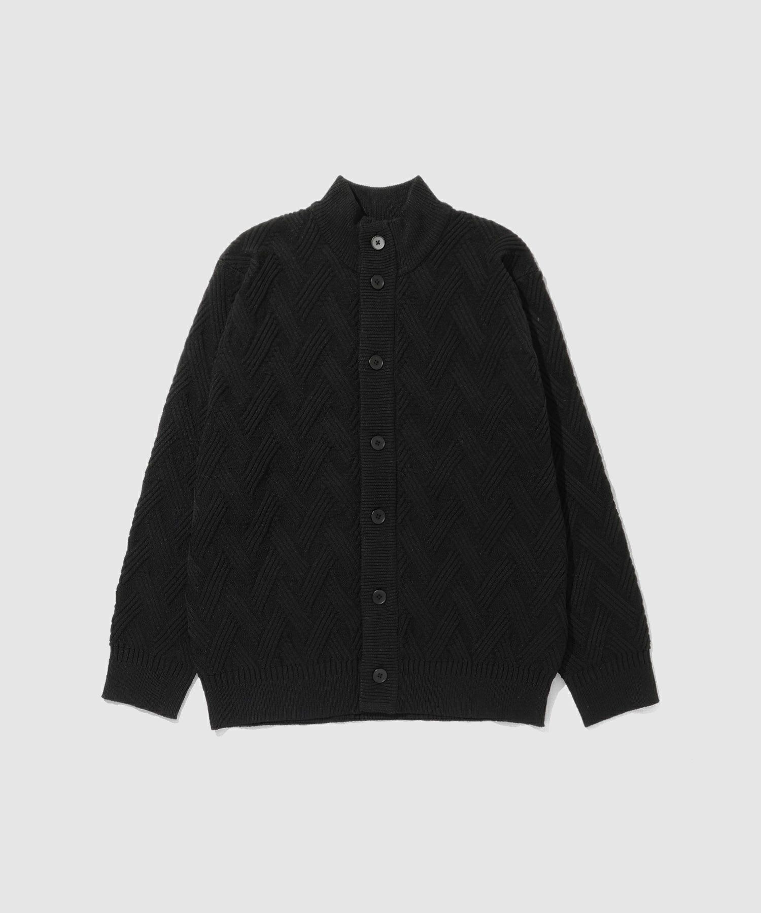  [期間限定価格]NAVY リンクススタンドネックカーディガン メンズ