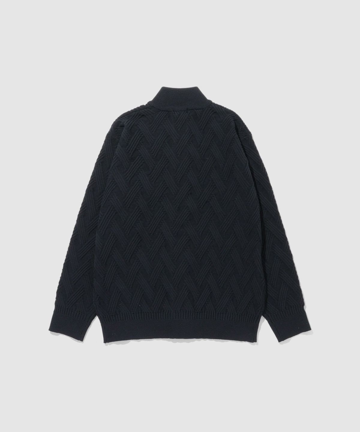  [期間限定価格]NAVY リンクススタンドネックカーディガン メンズ