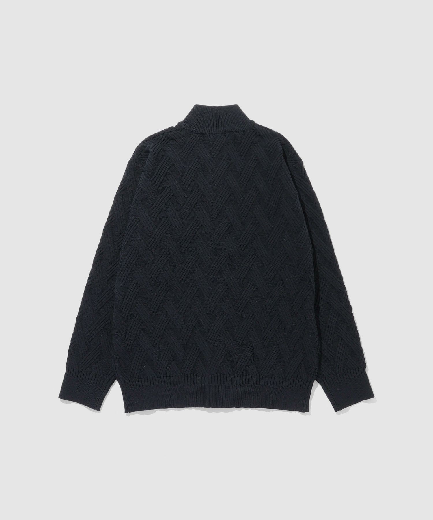 [さらに50%OFF]NAVY  リンクススタンドネックカーディガン メンズ商品サムネイル-14