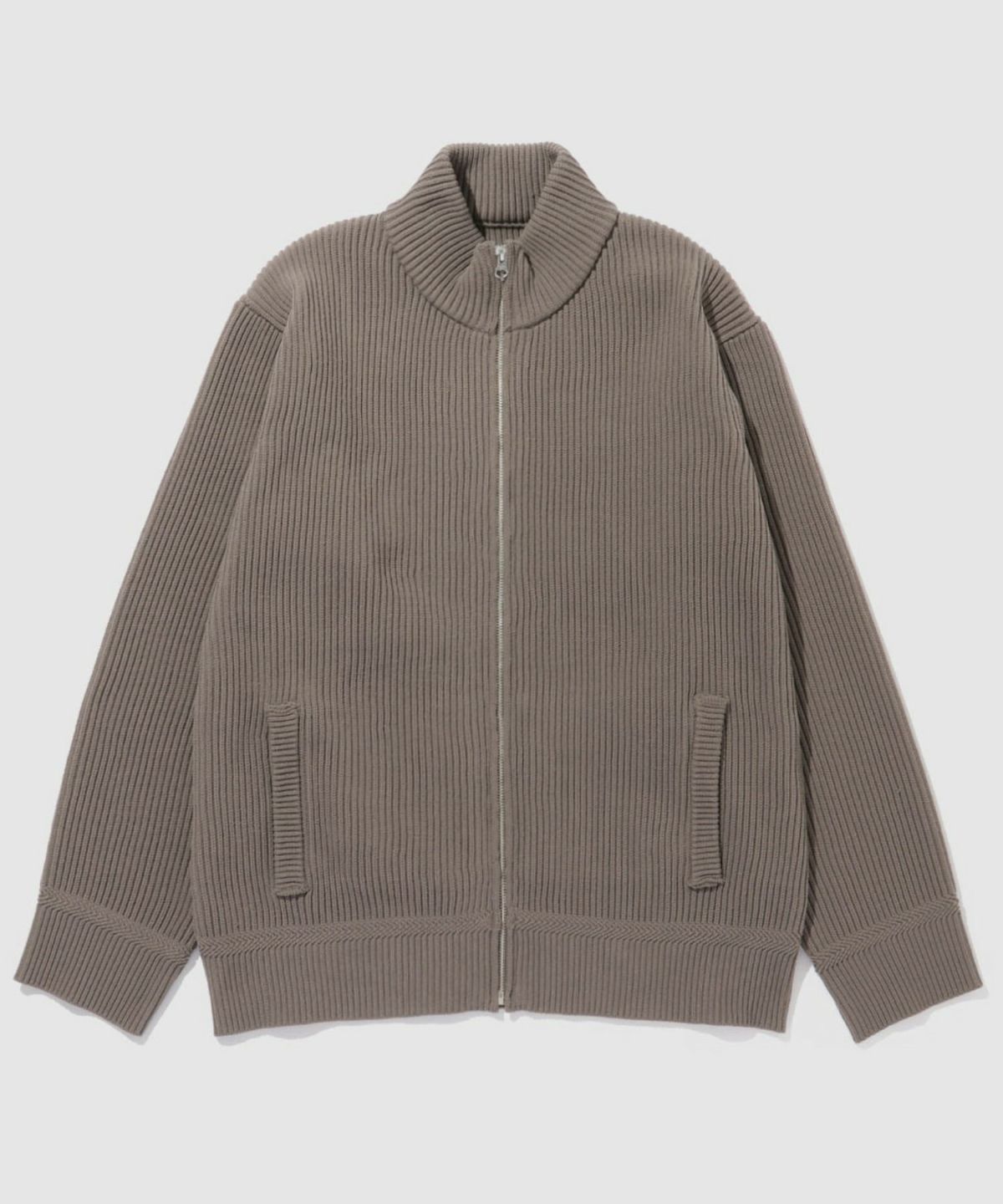 [期間限定価格]NAVY 畦ドライバーズニットブルゾン メンズ