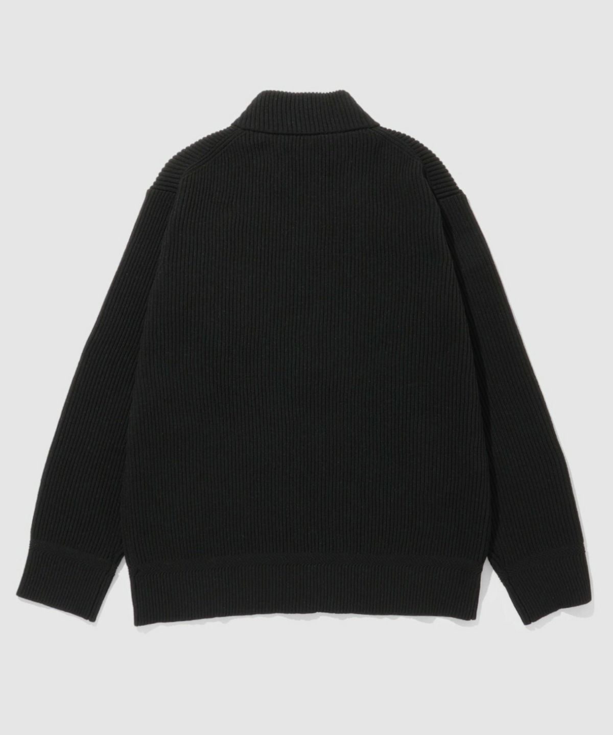 [期間限定価格]NAVY 畦ドライバーズニットブルゾン メンズ