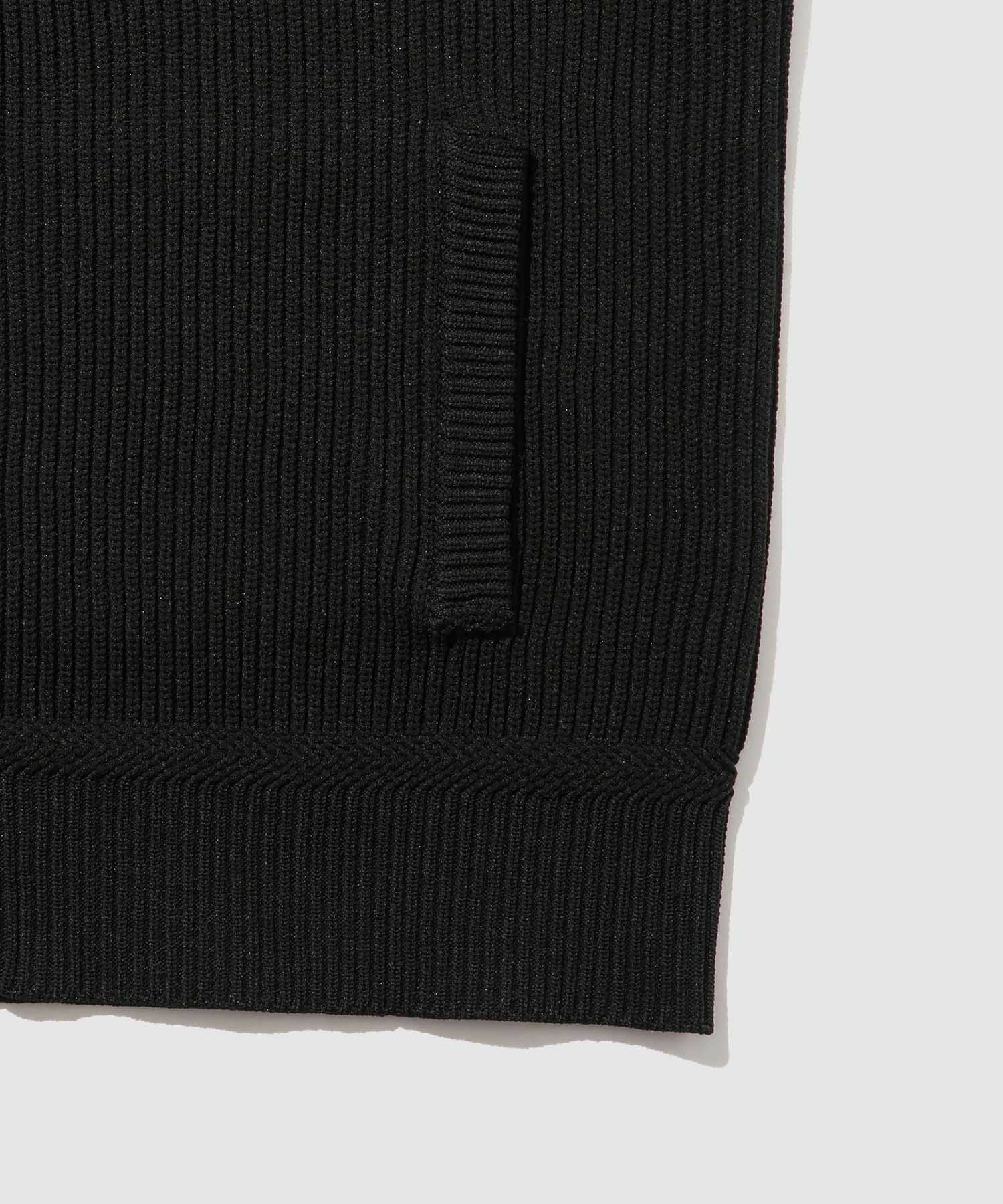 [期間限定価格]NAVY 畦ドライバーズニットブルゾン メンズ