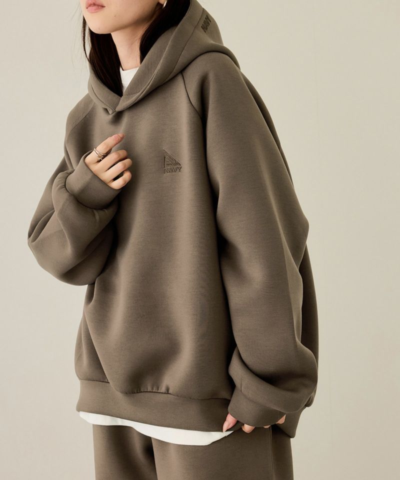 nAvy  ポンチ素材ワイドパーカー レディース商品画像-1