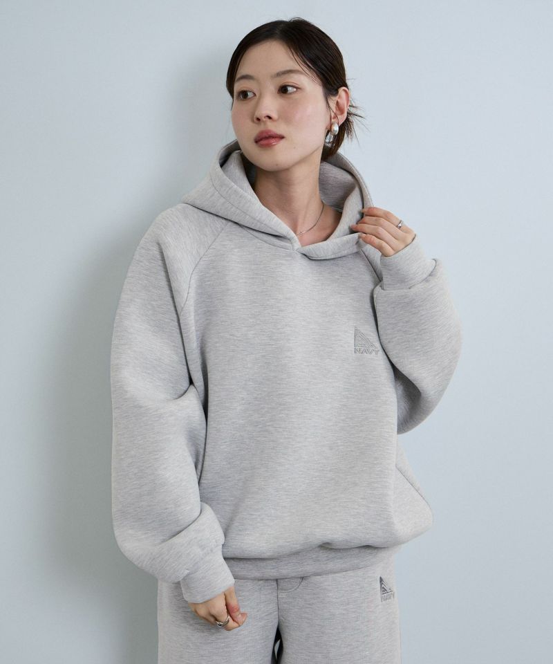 nAvy  ポンチ素材ワイドパーカー レディース商品画像-3