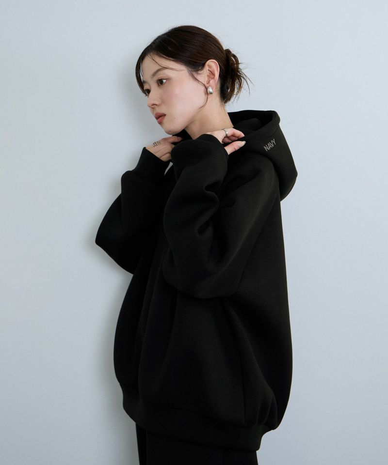 nAvy  ポンチ素材ワイドパーカー レディース商品画像-10