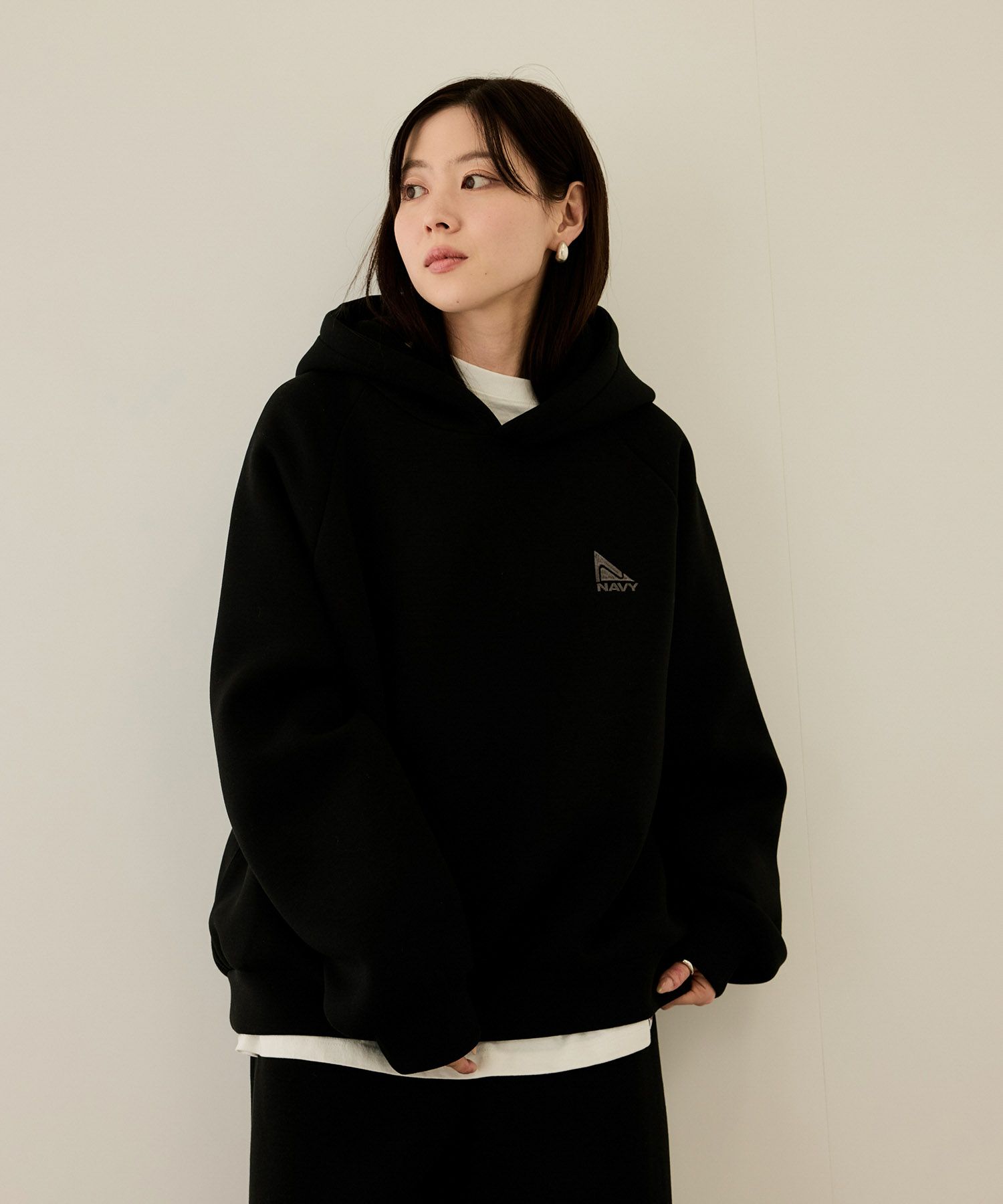 nAvy  ポンチ素材ワイドパーカー レディース商品サムネイル-13
