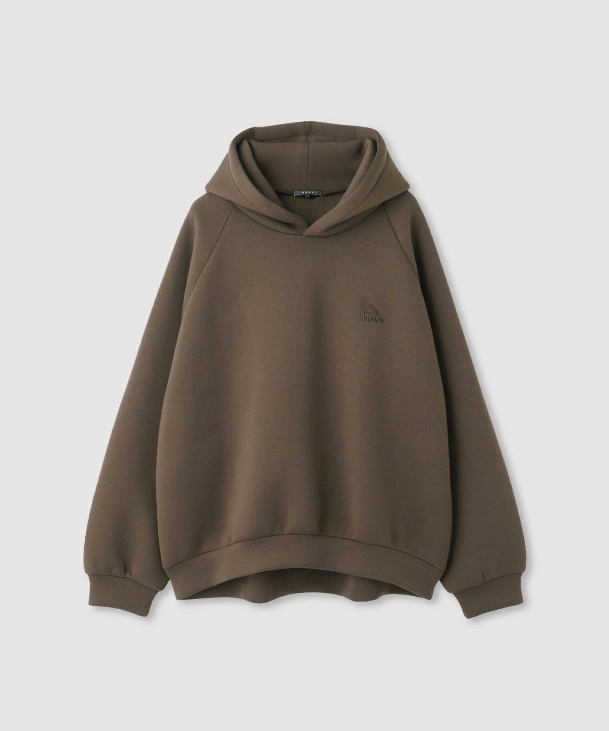 nAvy ポンチ素材ワイドパーカー レディース