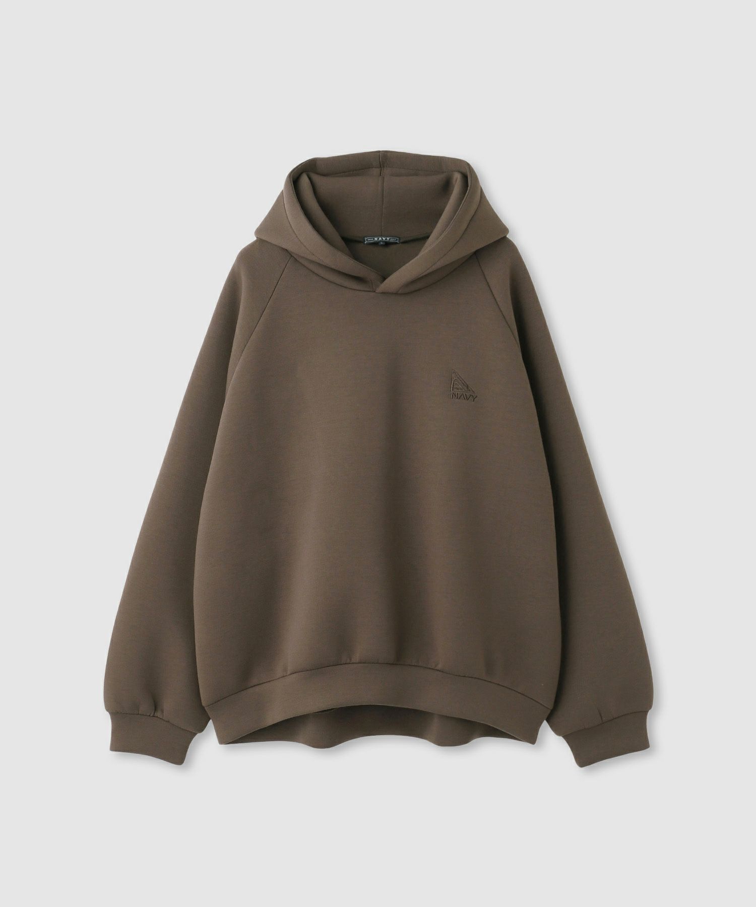 nAvy ポンチ素材ワイドパーカー レディース