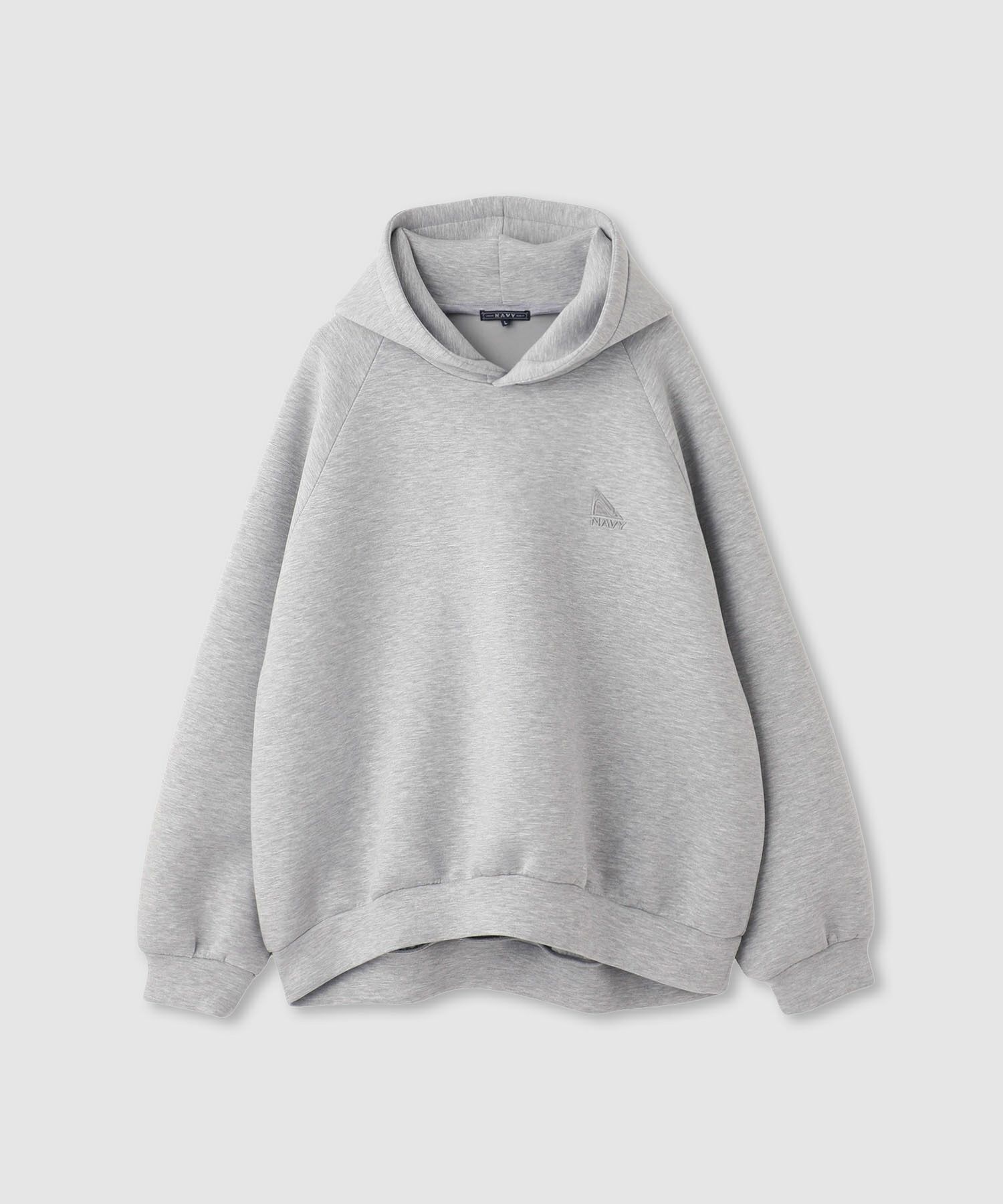 nAvy ポンチ素材ワイドパーカー レディース