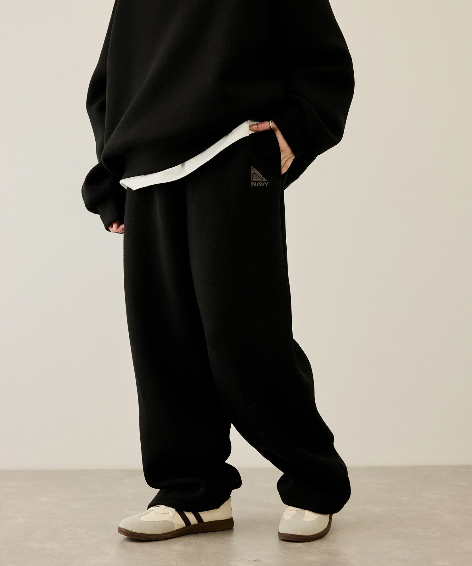 nAvy  ポンチ素材ワイドパンツ レディース商品画像-14