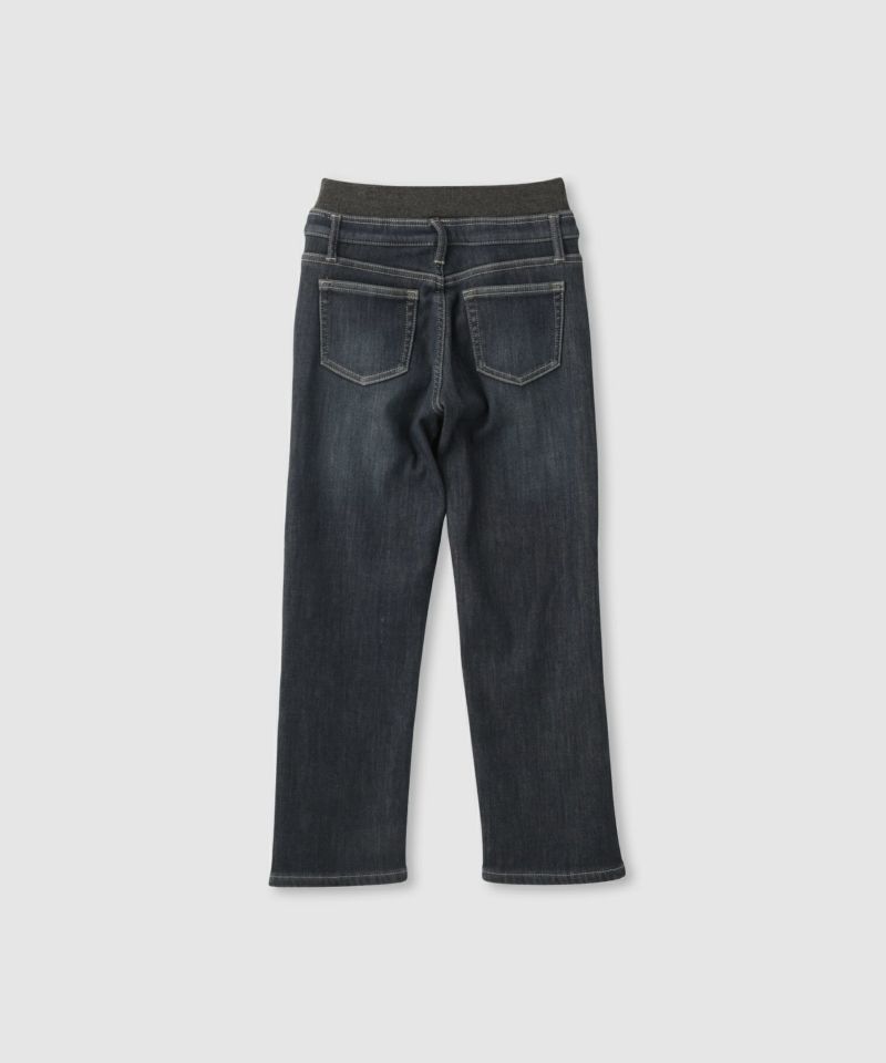 NAVY  MAC HEAT 特暖 デニムパンツ レギュラーストレート キッズ商品画像-3